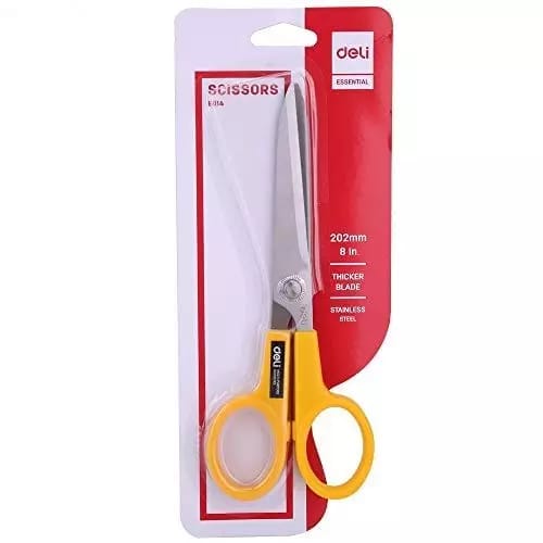 Deli Black Blade Scissors All Purpose Sharp Stainless Steel Non Stick –  AOOKMIYA