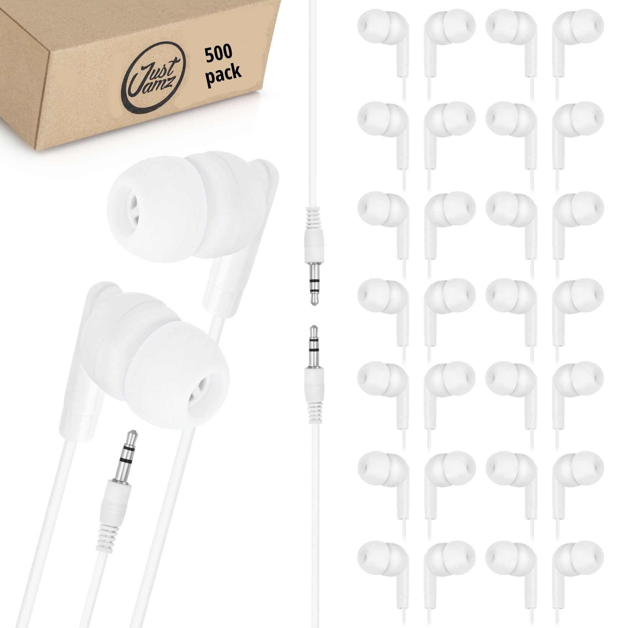 pearl white earbuds