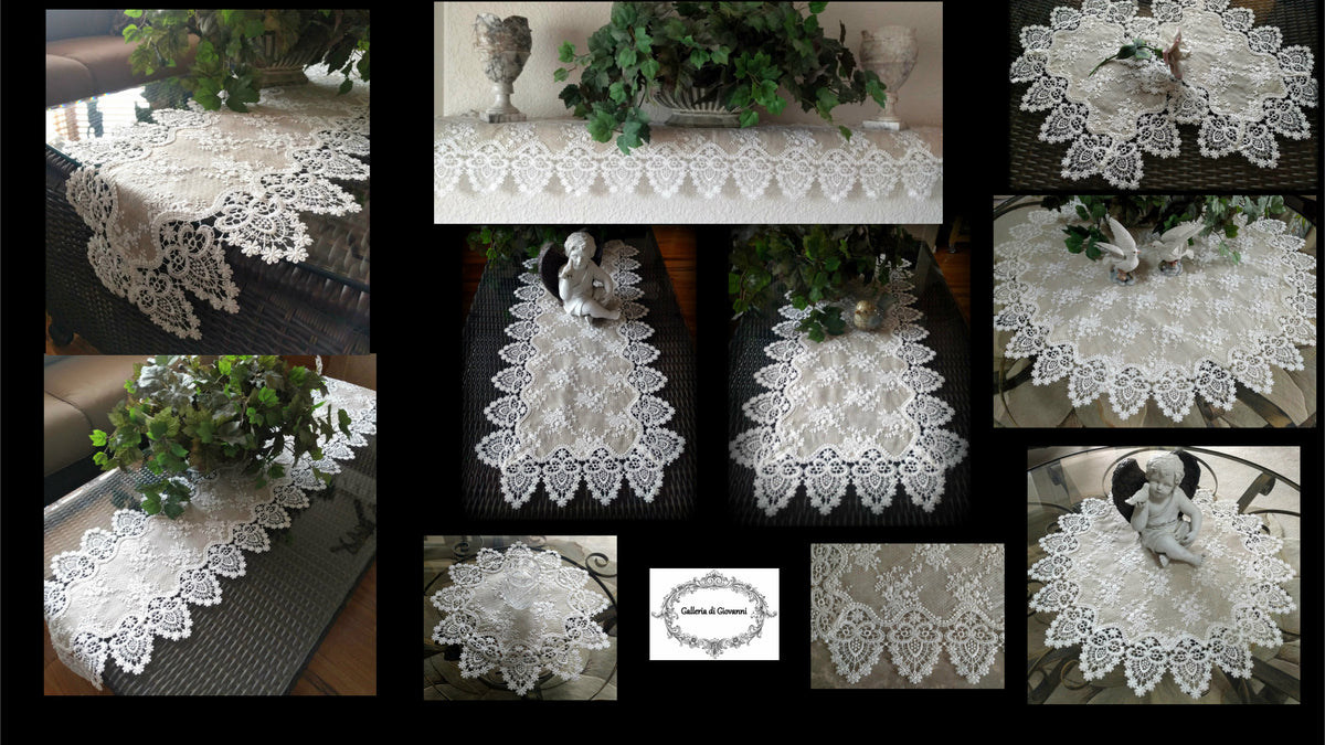 Linens Doilies Table Runners Dresser Scarves Mantle Decor