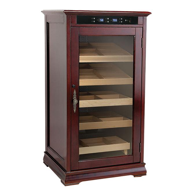redford 1250 cigar count electronic humidor cabinet | electric control