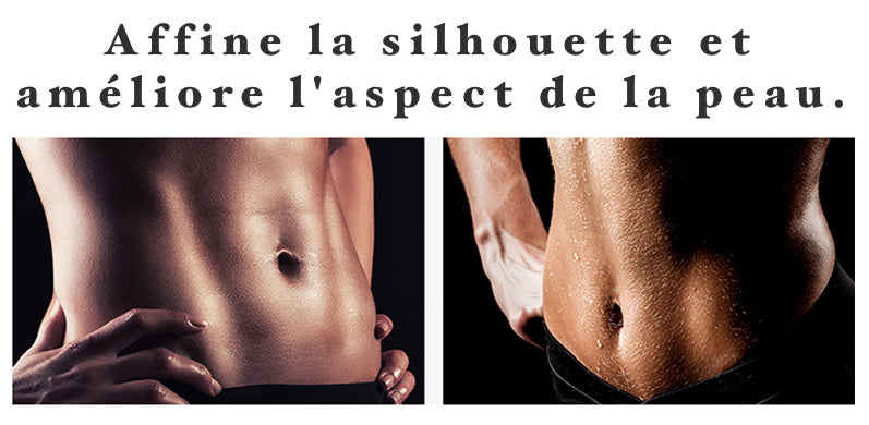 La ceinture minceur de sudation SWEAT.SHAPER™ affine la silhouette et améliore l'aspect de la peau.