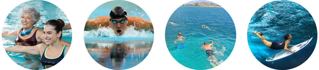 Maillots de natation pour nage en bassin, en mer, activités sportives aquatiques, ...