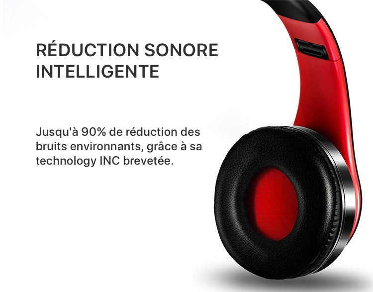 Réduction sonore intelligente du bruit du casque sans fil bluetooth b7