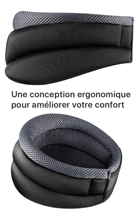 Le collier de maintien cervical SOFT.BUMP est ergonomique pour soulager vos torticolis ou cervicalgies.