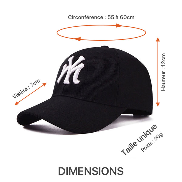 Casquette NY ⇒ Achat de casquettes New York femme / homme