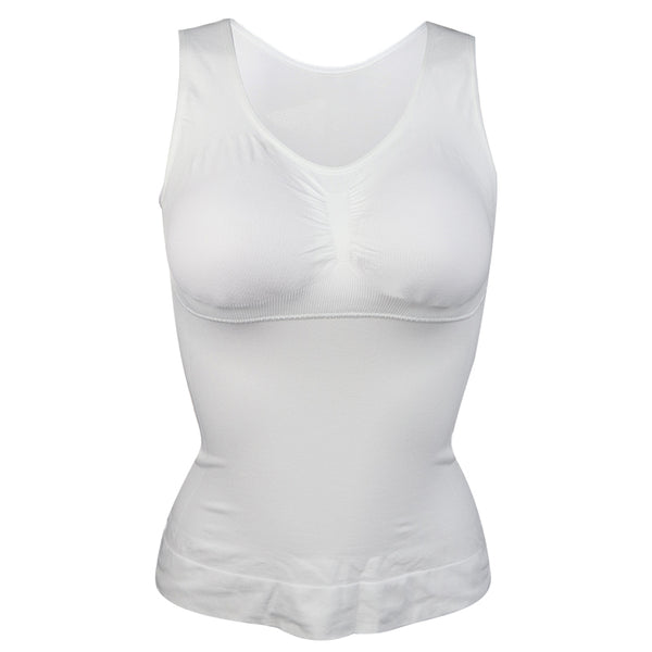 Débardeur minceur de compression blanc FLEX.SHAPER femme