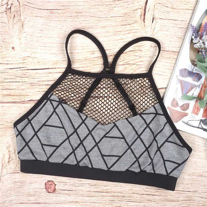 Brassière sport PUSH.MESH ne compresse pas la poitrine