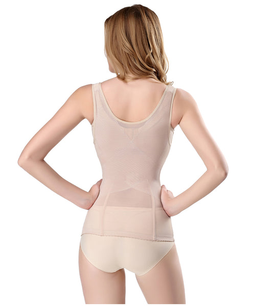 Corset minceur réglable couleur peau CLIP.SHAPER femme pour retrouver une silhouette affinée