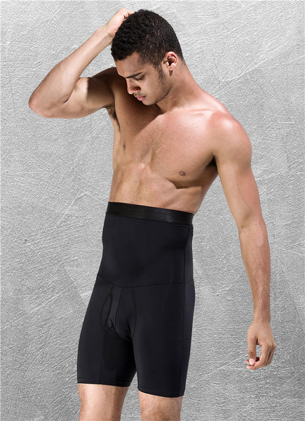 Short minceur de compression noir FLEX.SHAPER homme pour aider à maintenir les tissus adipeux