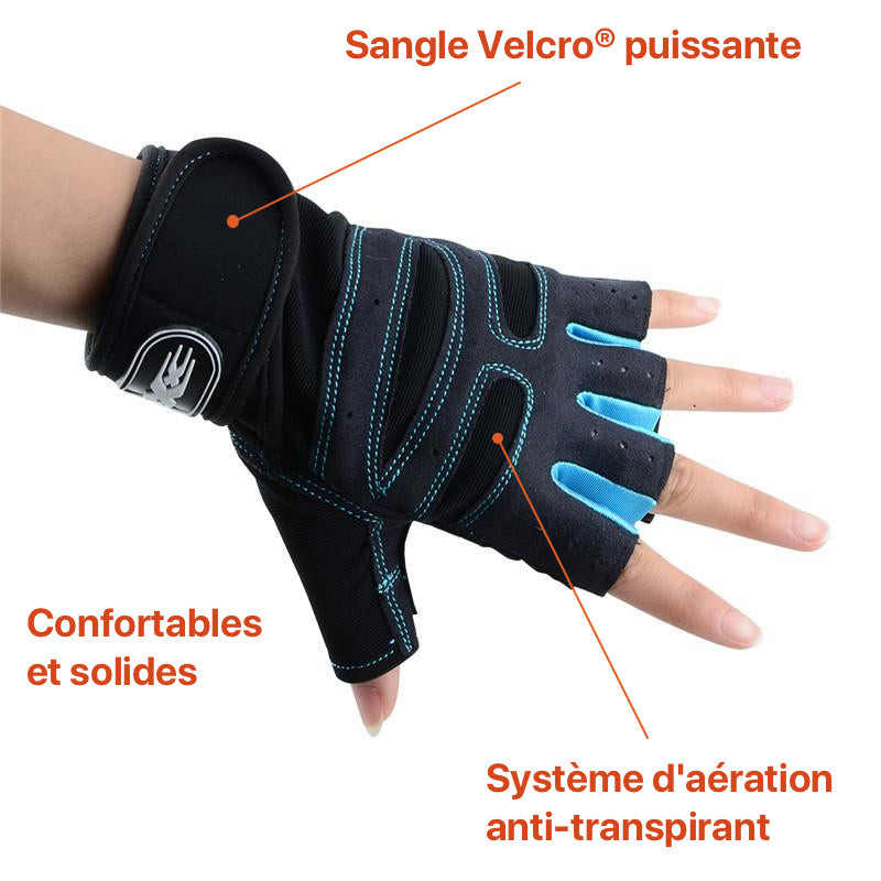 Caractéristiques de la paire de gants pour Crossfit, Musculation