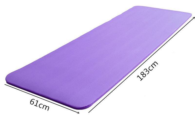 Tapis de gym violet dimensions