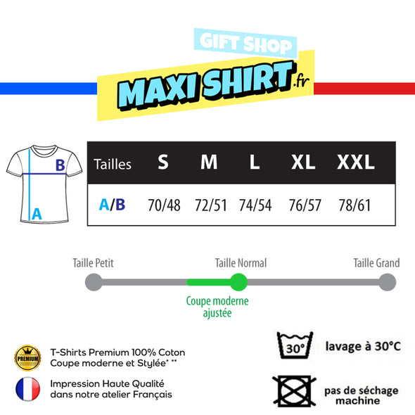 T-Shirt humour Homme I Rhum Man, 2 couleurs au choix bleu ou noir, 100% coton, imprimé en France