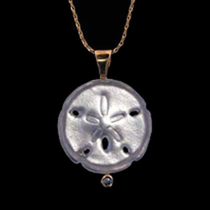 Sand Dollar Dove Necklace – Jewelry Studio of Wellfleet