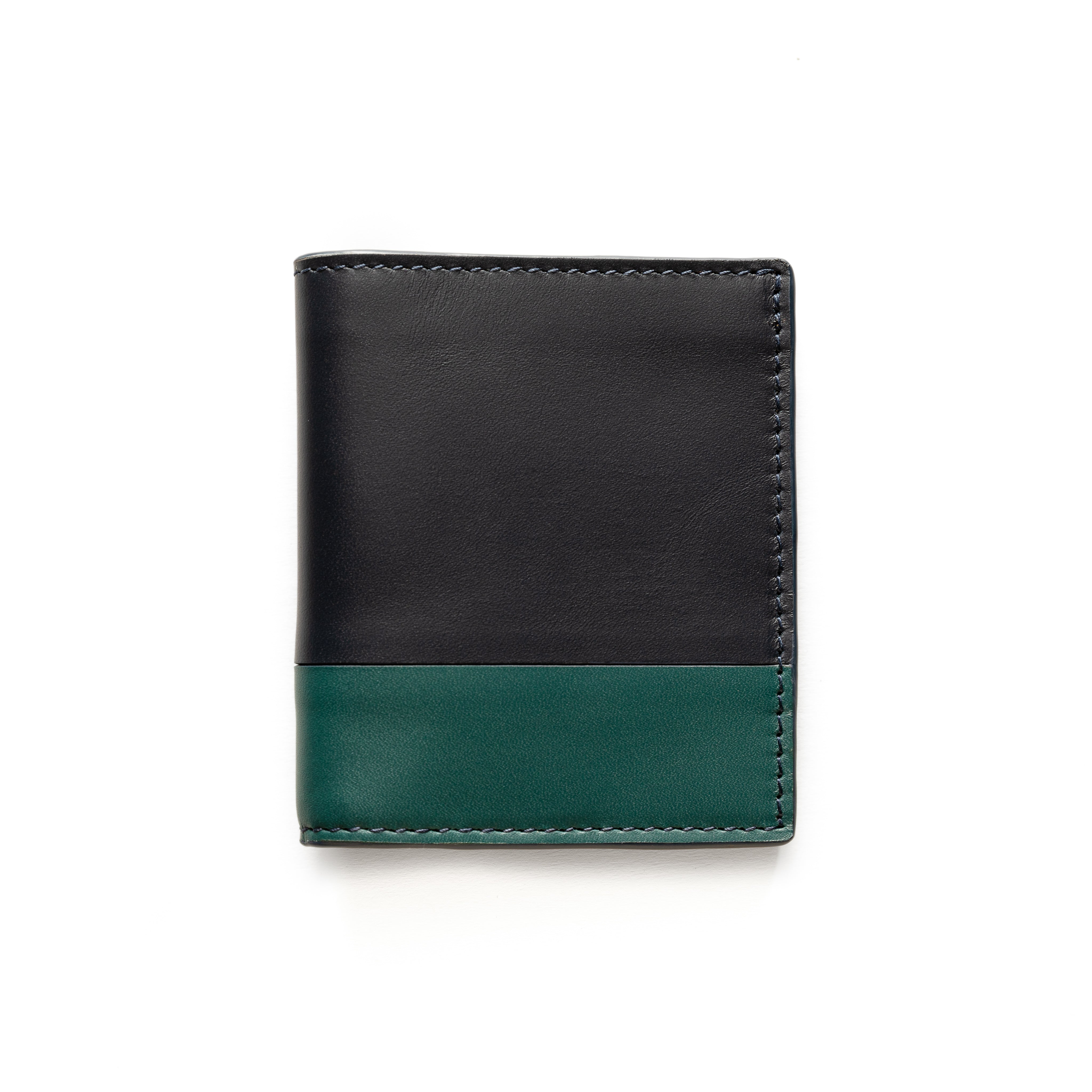Leather Wallet | Green Bill - La Portegna