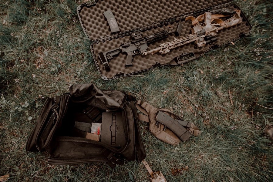 Winchester Range Bag and Rifle