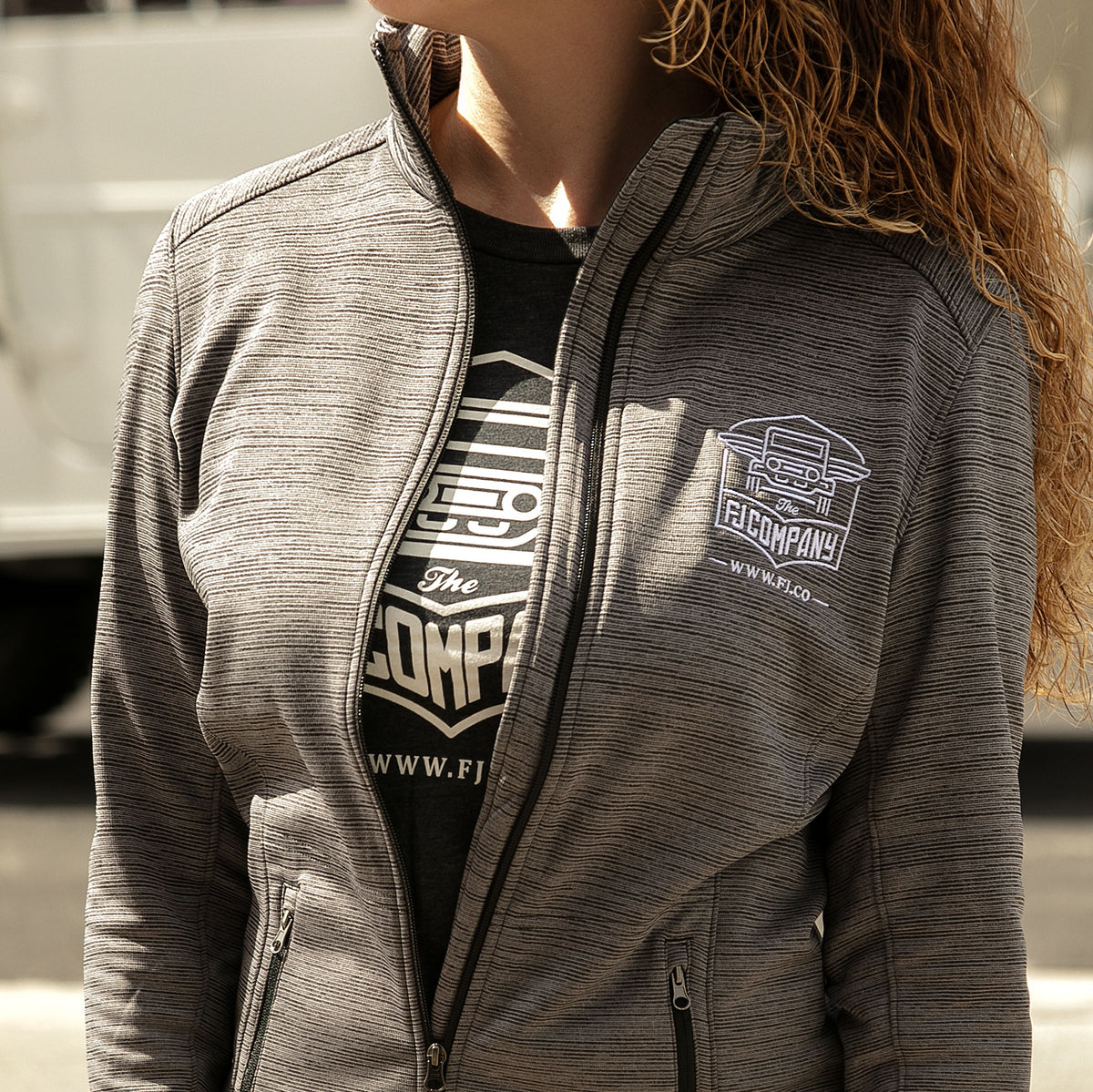 Logo Fleece Jacket (Women's) – The FJ Company Brand Store