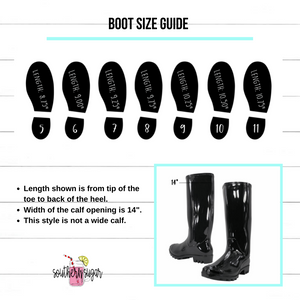 monogram boots wide calf