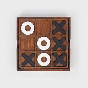 Deluxe wooden Tic-Tac-Toe board - E.F. Outfitters