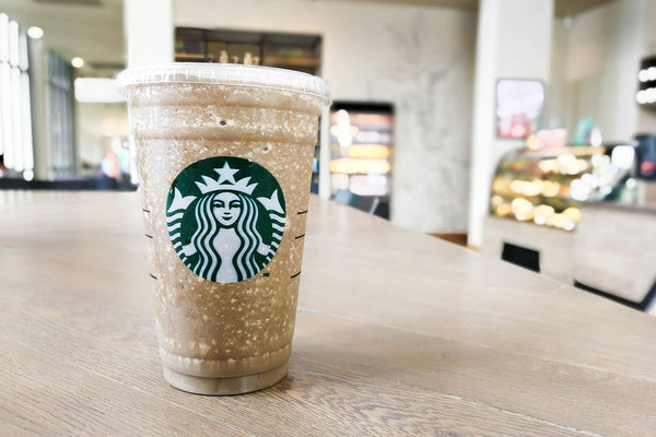 Starbucks frozen beverage made from Hojicha powder.