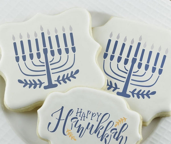 Hanukkah Cookie Stencil Craft- Peace Love Light Shop