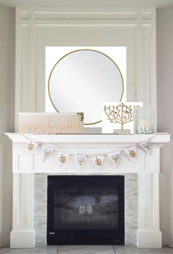 Decorating your Mantel for Hanukkah