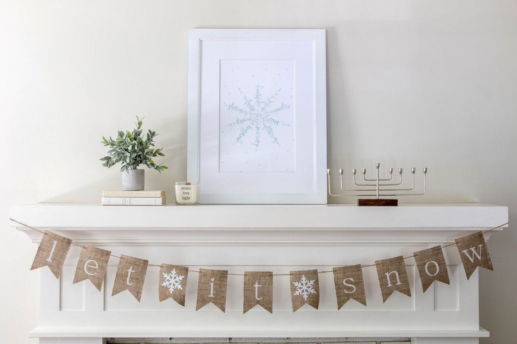 How to style your Hanukkah Mantel- Peace Love Light Shop