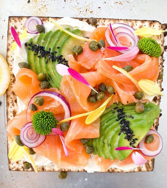 Matzah with toppings- James Tenenhouse, Peace Love Light Shop