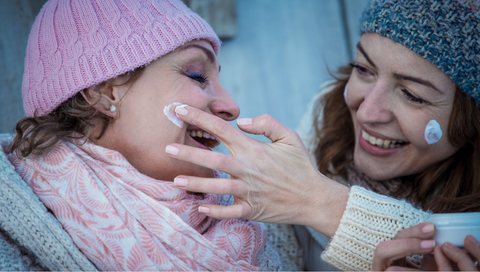 Crème solaire pour l'hiver