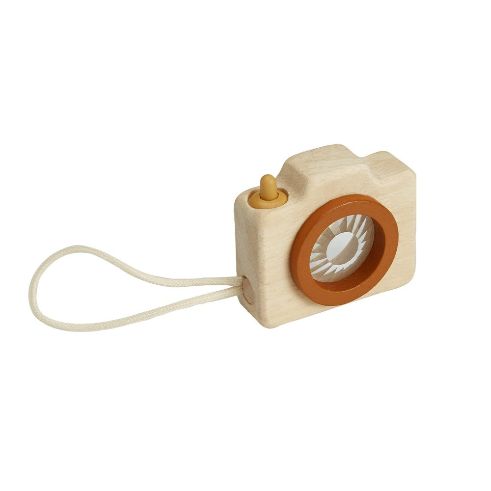 wooden camera baby toy