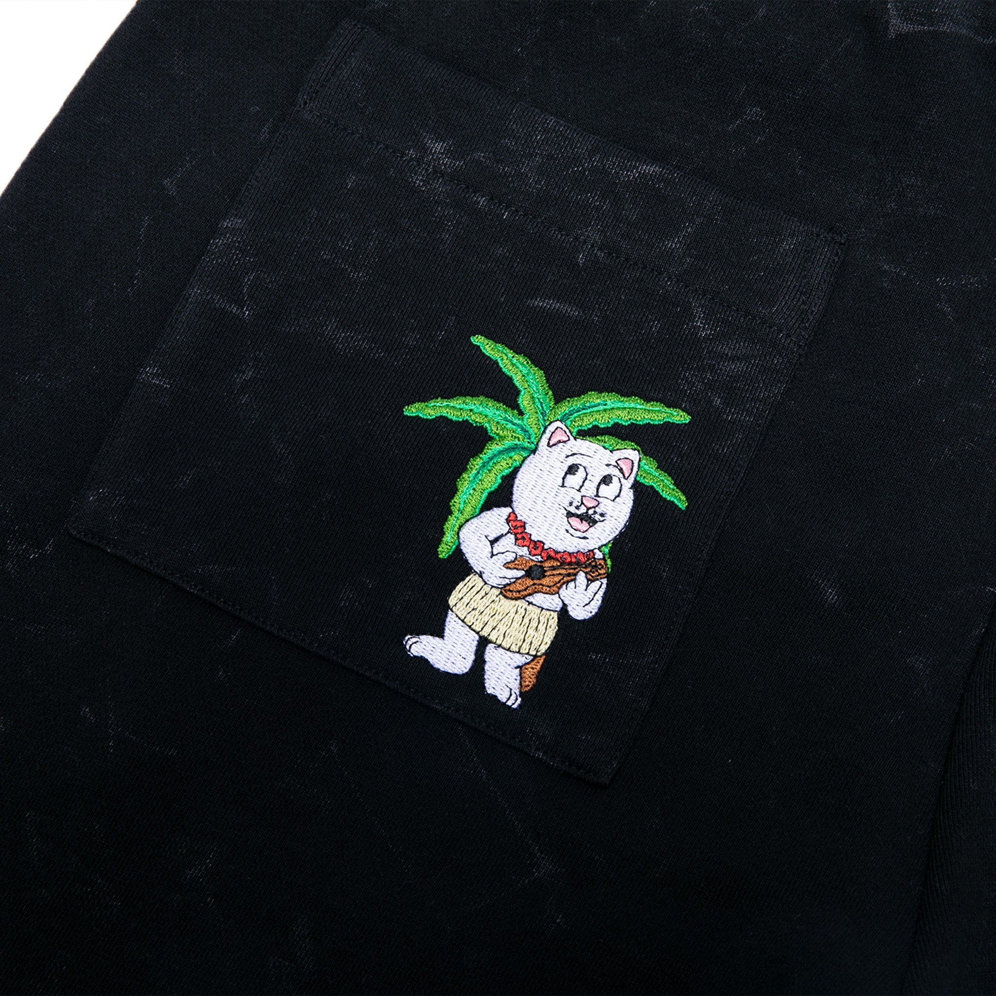 Aloha Nermal Sweatshorts (Black Mineral Wash)