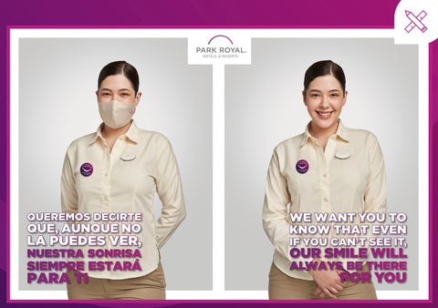 Tu sonrisa es nuestra sonrisa; campaña de Park Royal Hotels & Resorts 