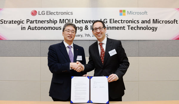 LG SE ASOCIA CON MICROSOFT PARA ACELERAR LA REVOLUCIÓN AUTOMOTRIZ