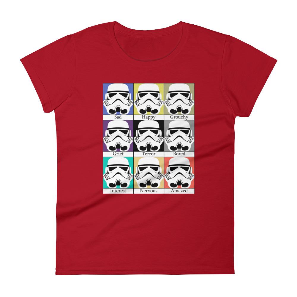 stormtrooper emotions t shirt
