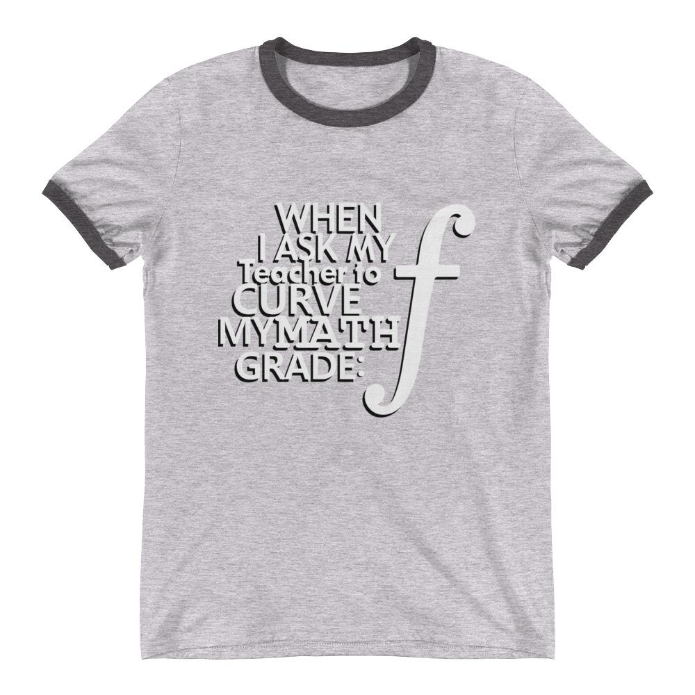 Download Math Curve (Ringer T-Shirt) - Laughter Logic