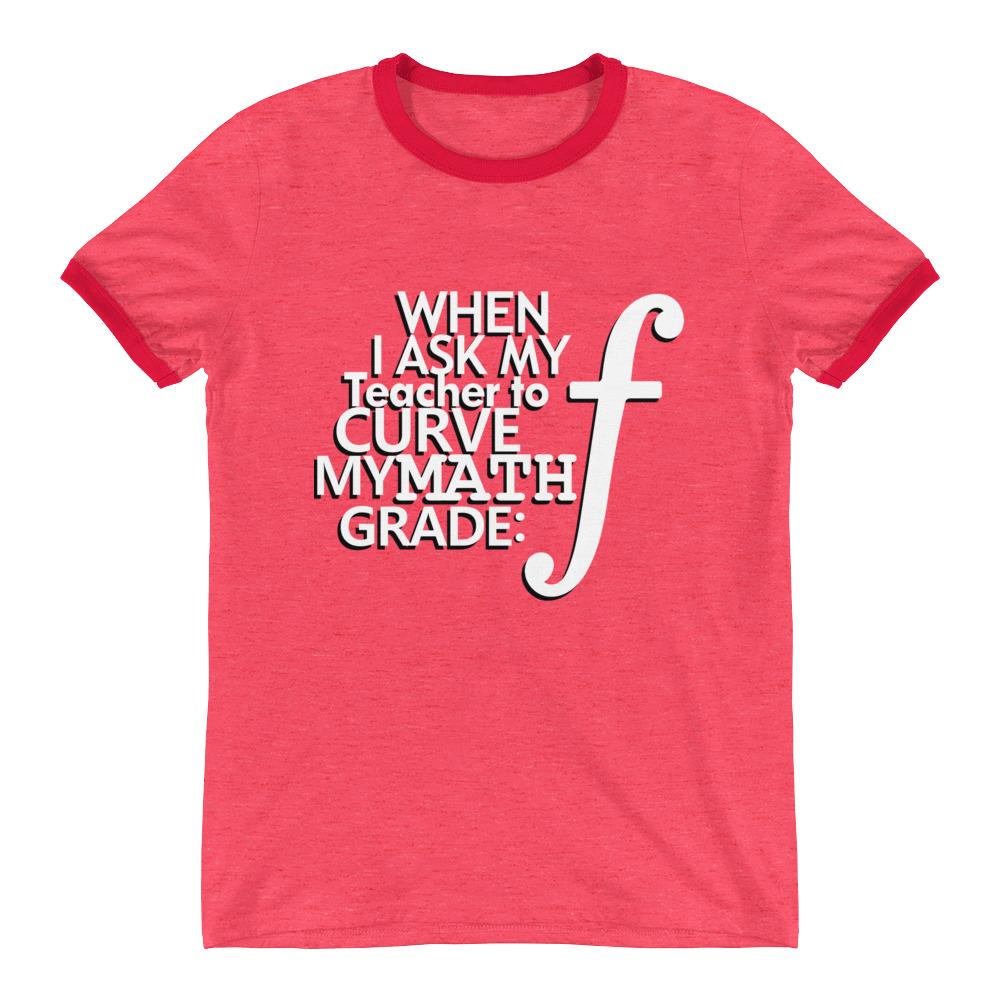 Download Math Curve (Ringer T-Shirt) - Laughter Logic
