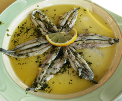 Delicious anchovies in lemon sauce, Monterosso