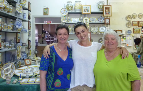 Laura Tomassini with Marg Anderson and Jan Pont.