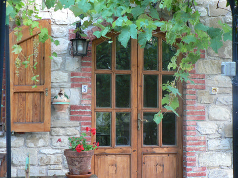 Front door of the Paradiso house