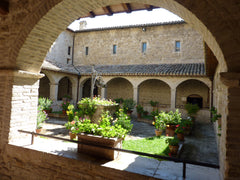 Central courtyard of San Damiano convent, Assisi