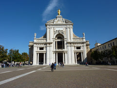 The basilica of Santa Maria degli Angeli below Assisi