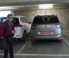 Although there are many larger model cars in Italy, car spaces are often very narrow.