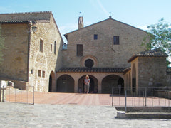 San Damiano chapel and convent is just outside the city walls of Assisi