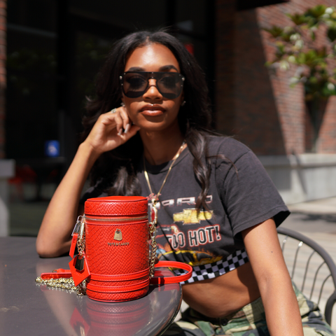 Red Mini Barrel Purse – Tote&Carry