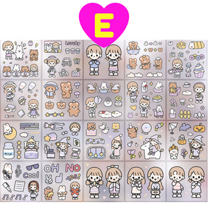 kawaii happy day sweet girl boy stickers mykawaiicrate