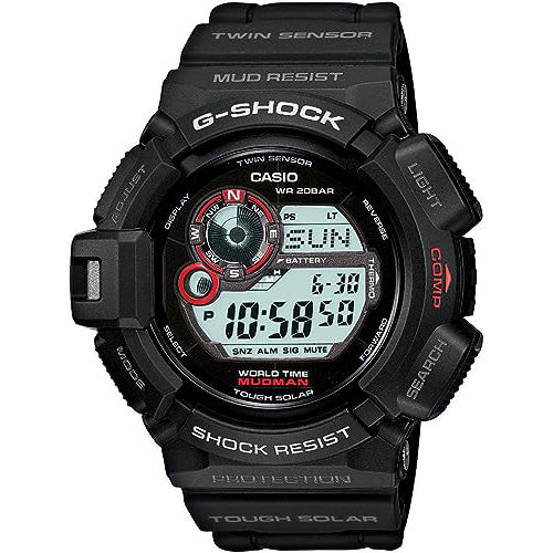 CASIO MUDMAN Black Digital Quartz Men's Watch G-9300-1DR