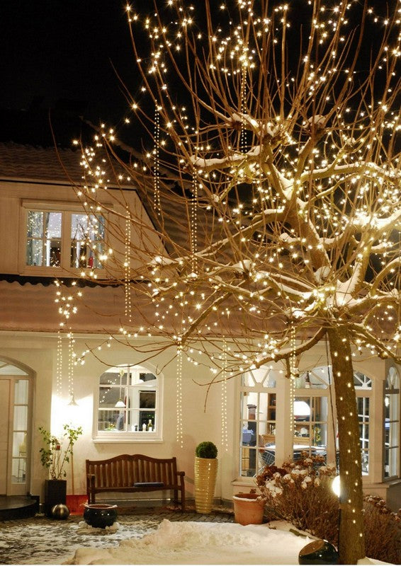 Copper Wire String Lights - Solar Garden Decorative String Lights Christmas Day Lanterns