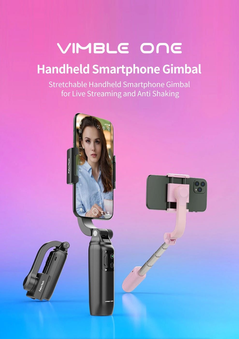 iMartCity FeiyuTech-Vimble-One-Single-Axis-Smartphone-Gimbal-Stabilizer Features
