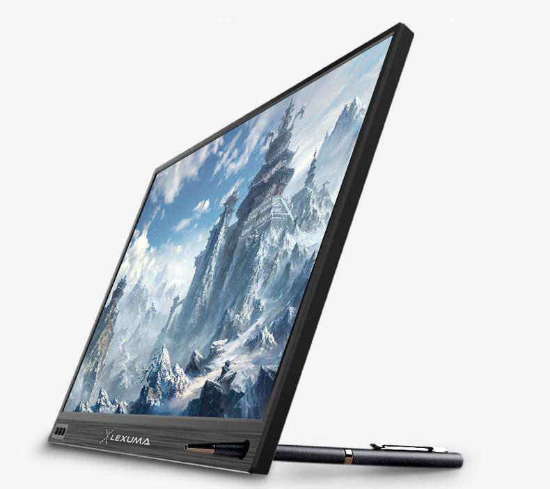 suggestion of online learning tools at home - Lexuma Portable Monitor 15.6" Touch 1920x1080 XScreen IPS Ultra Slim Type-C HDMI 1080P Full HD USB Powered with built-in speaker