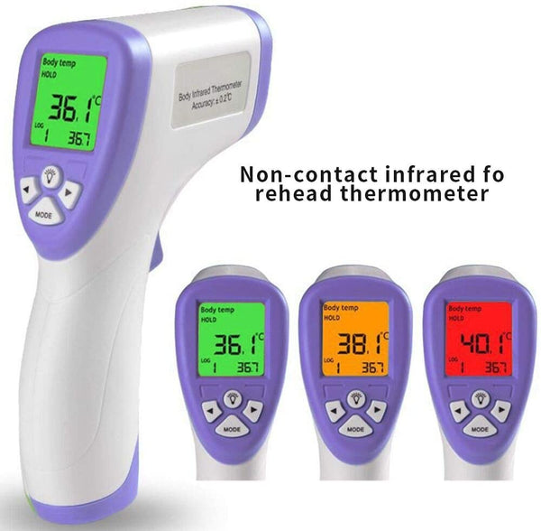 GadgetiCloud Non-Contact infrared thermometer alarm value temperature checking stay healthy