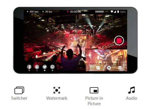 Lexuma YoloLiv YoloBox Live Streaming Live Video Facebook Live YouTube Live Instagram Live creators audiences multi-function portable studio